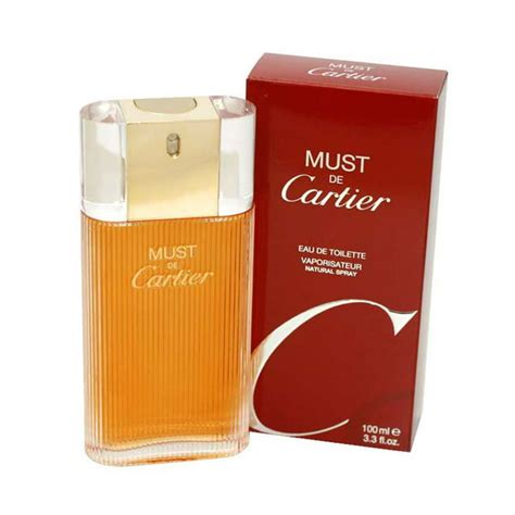 must de cartier eau de toilette 3.3 oz|must de cartier for women.